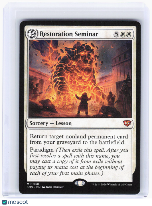 2026 Magic: The Gathering—Restoration Seminar #30 (SOS)—Mythic Non-Foil