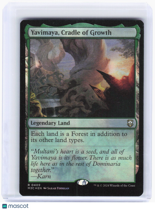 2024 Magic: The Gathering—Yavimaya, Cradle of Growth #409 (M3C)—Rare Foil