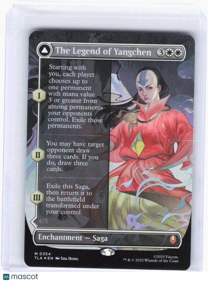 2025 Magic: The Gathering—The Legend of Yangchen #354 (TLA)—Mythic Foil