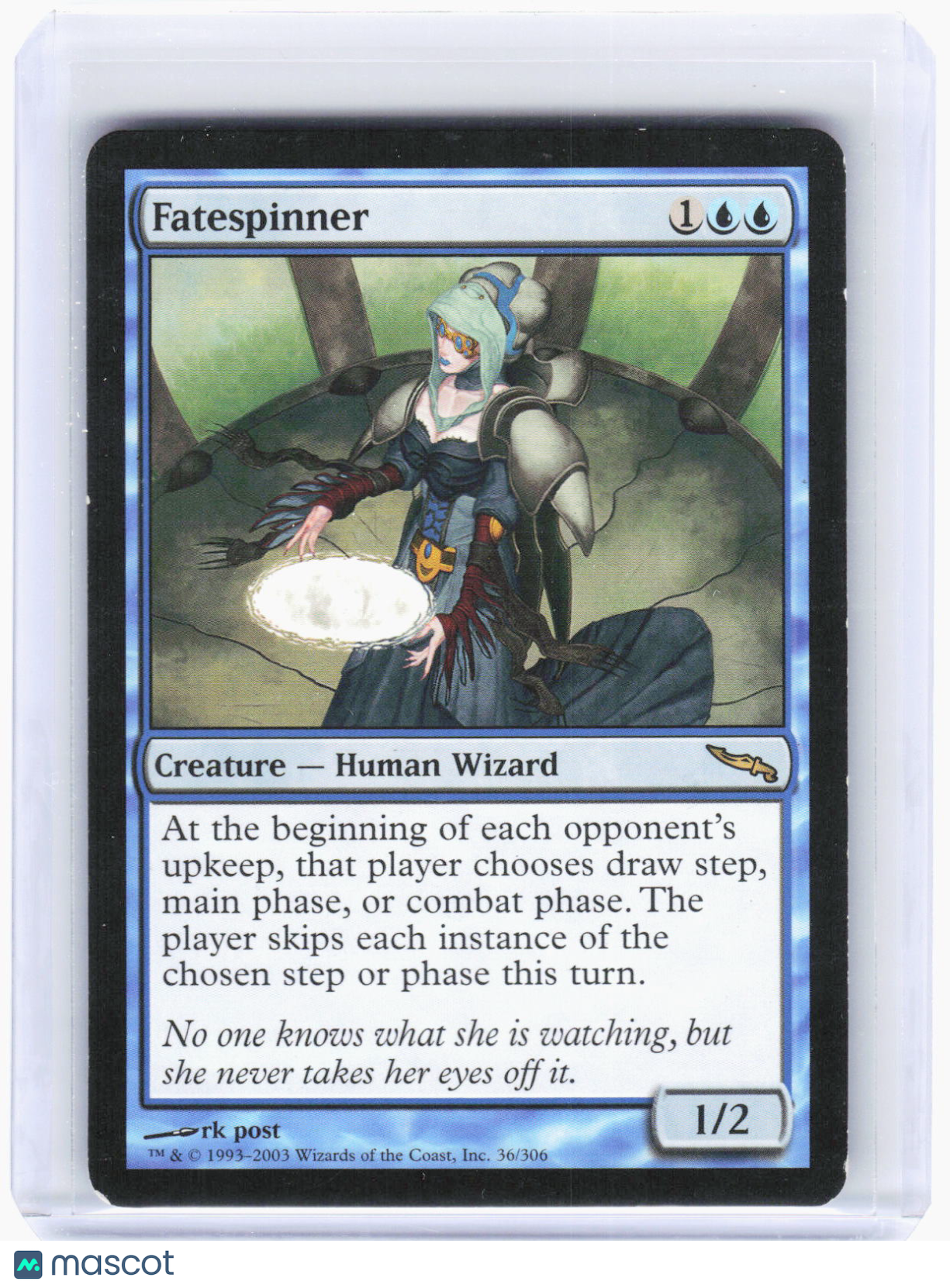 2003 Magic: The Gathering—Fatespinner #36 Mirrodin—Rare Non-Foil (MP)