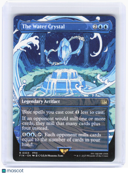 2025 Magic: The Gathering—The Water Crystal (Borderles) #333 (FIN)—Rare Non-Foil