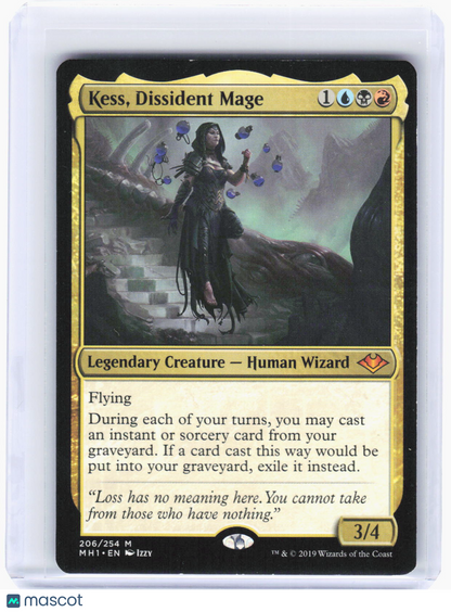 2019 Magic: The Gathering—Kess, Dissident Mage #206 (MH1)—Mythic Non-Foil