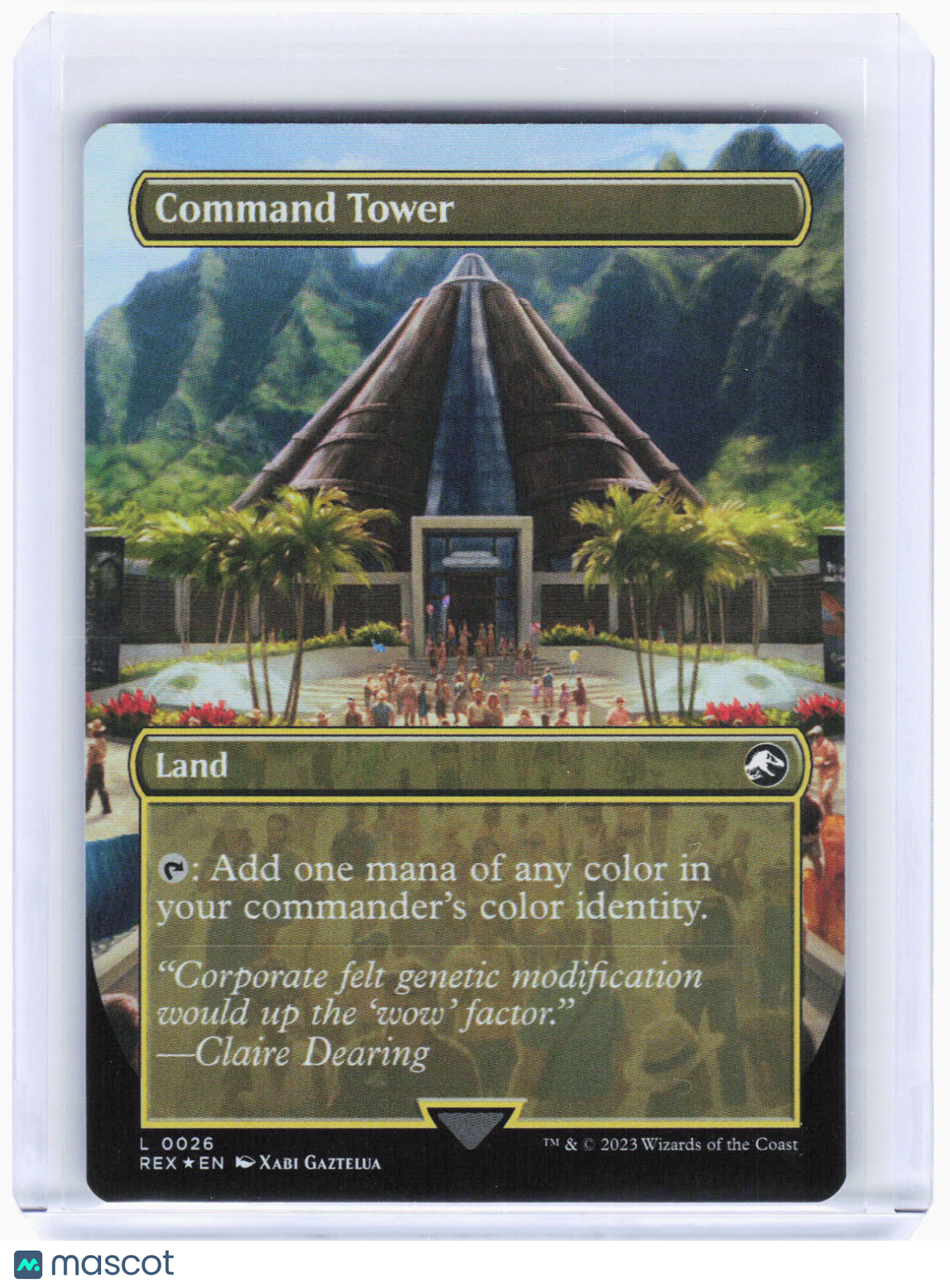 2023 Magic: The Gathering—Command Tower (Borderless) #26 (REX)—Land Foil