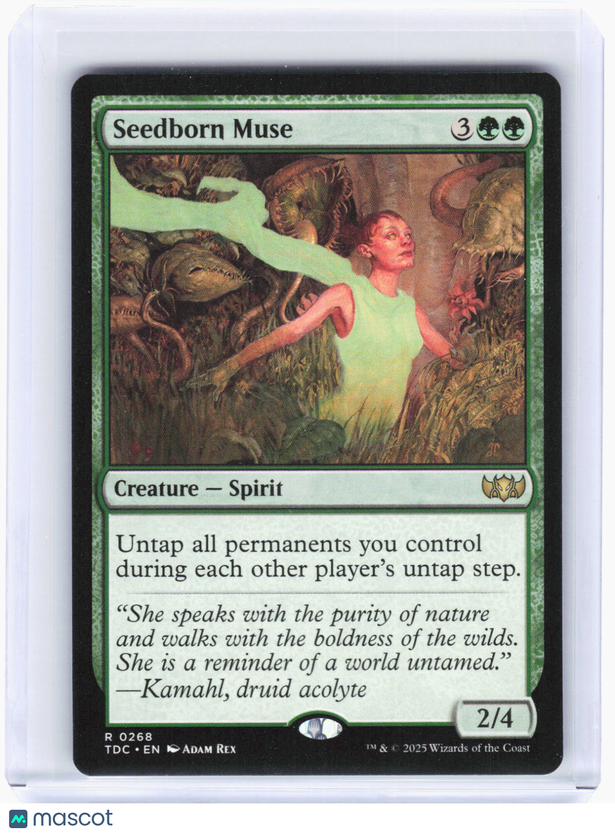 2025 Magic: The Gathering—Seedborn Muse #268 (TDC)—Rare Non-Foil