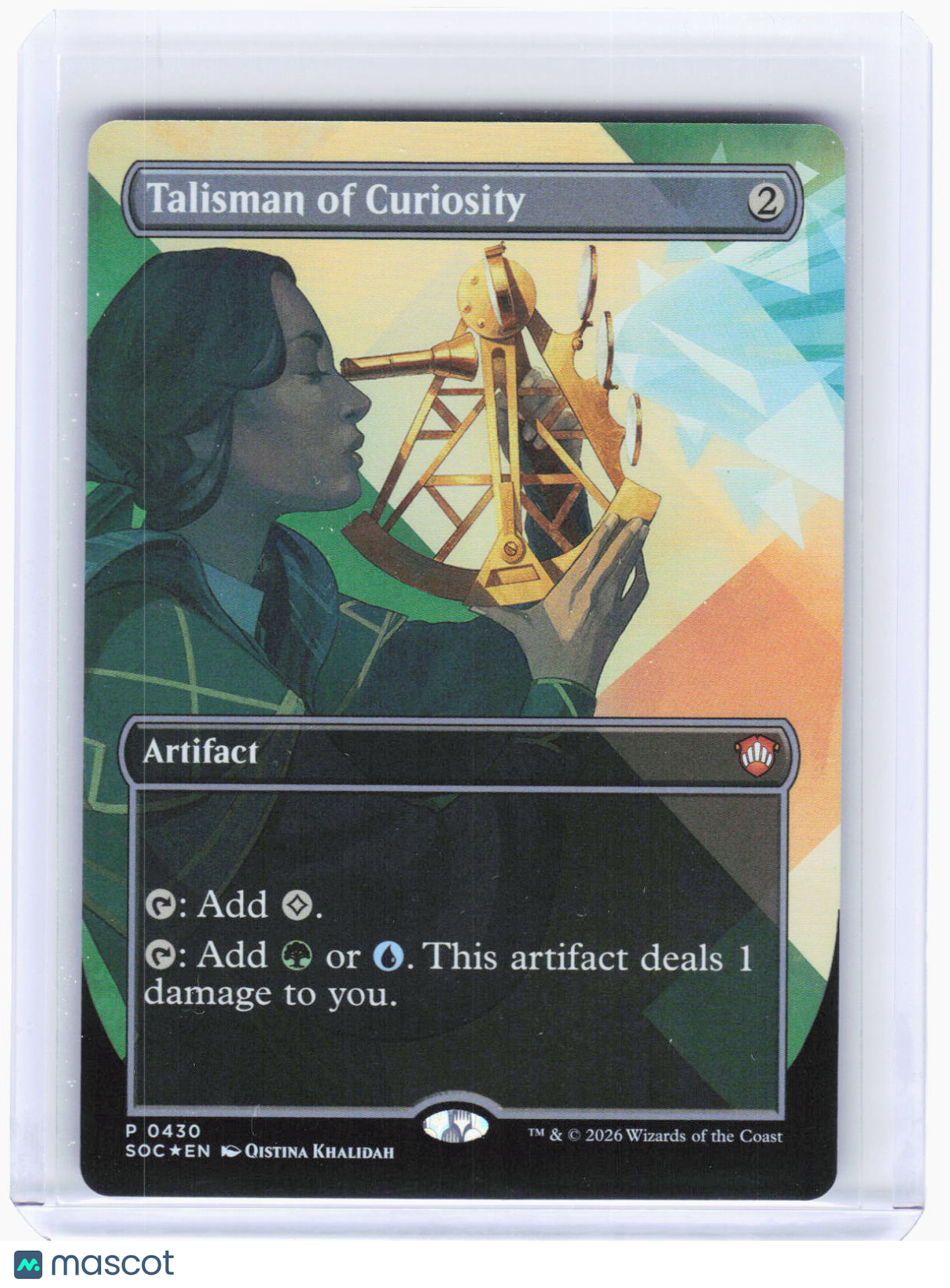 2024 Magic: The Gathering—Talisman of Curiosity #430 (SOC)—Promo Foil