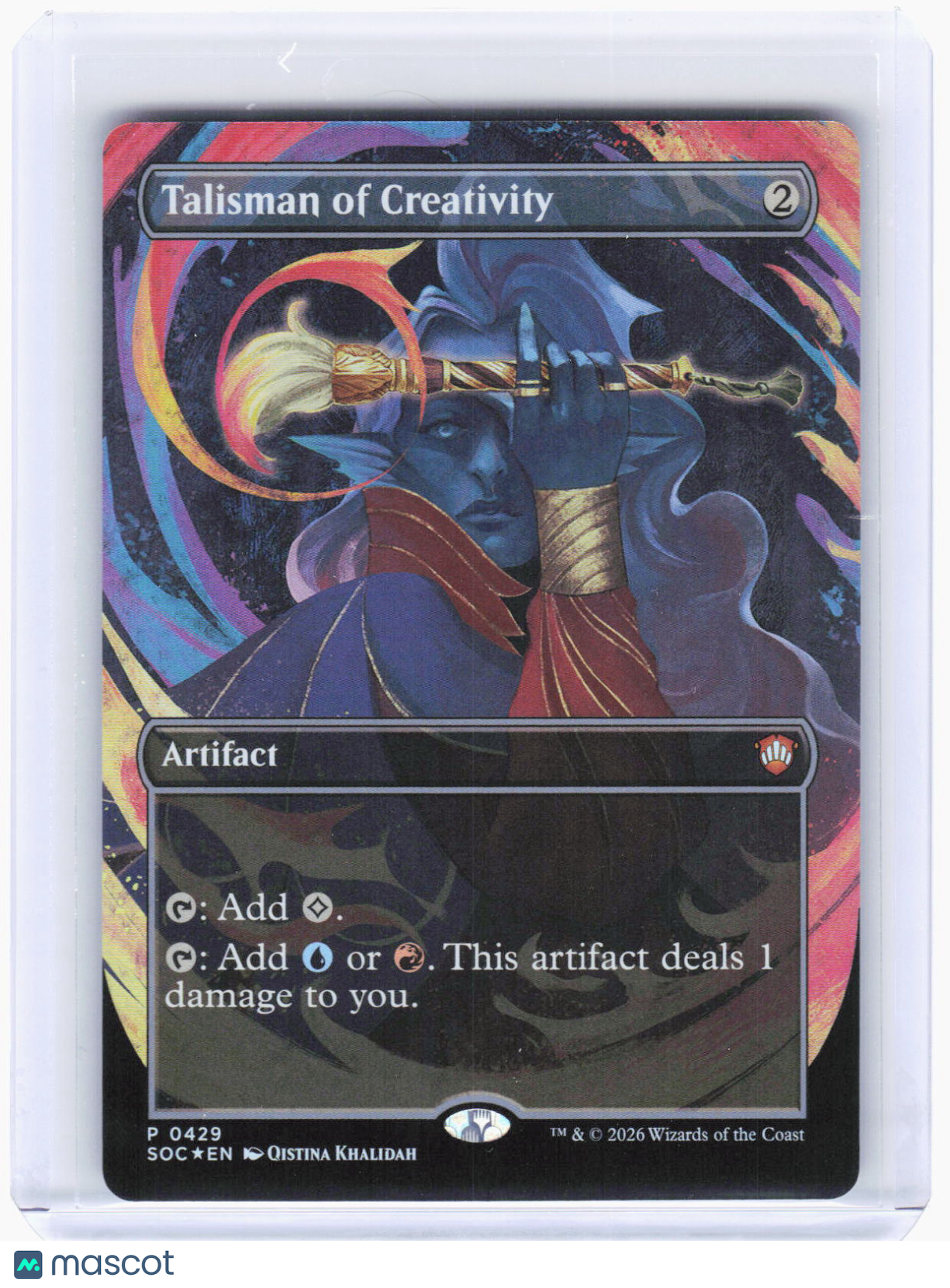 2024 Magic: The Gathering—Talisman of Creativity #429 (SOC)—Promo Foil