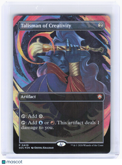2024 Magic: The Gathering—Talisman of Creativity #429 (SOC)—Promo Foil