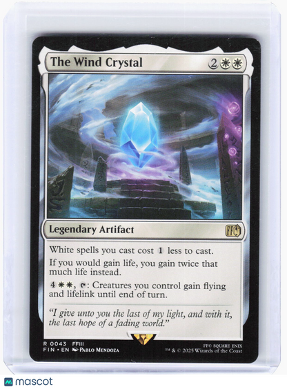 2025 Magic: The Gathering—The Wind Crystal #43 FINAL FANTASY—Rare Non-Foil