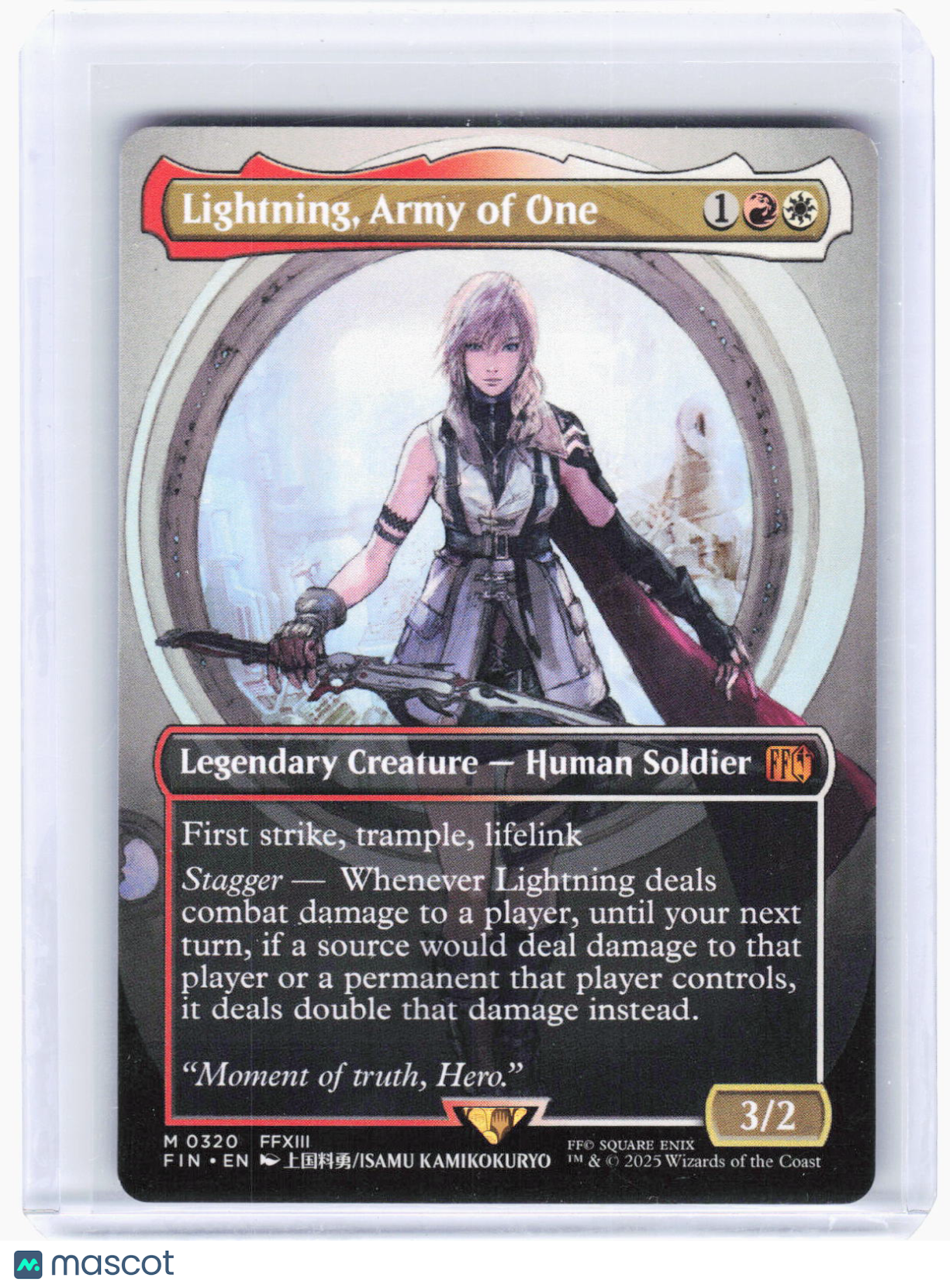 2025 Magic: The Gathering—Lightning, Army of One #320 (FIN)—Mythic Non-Foil