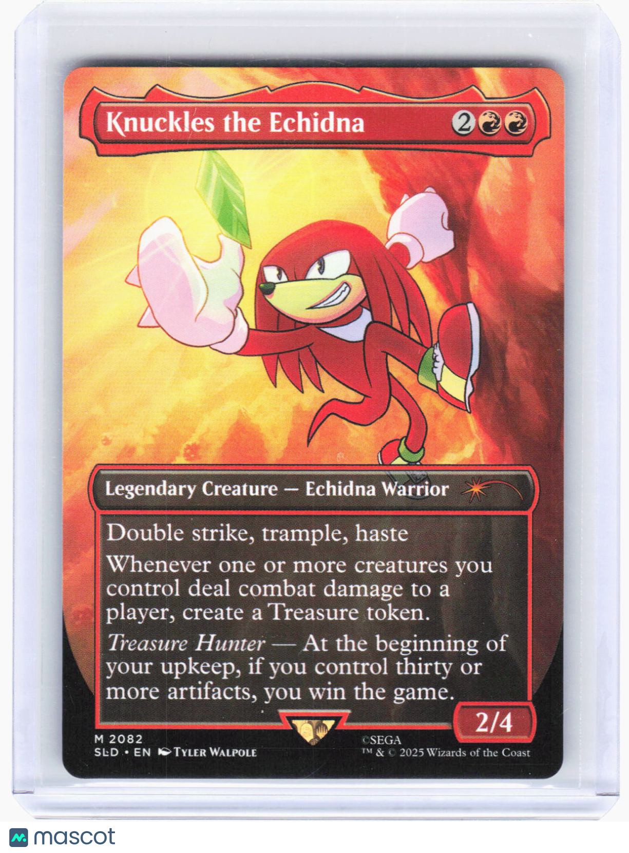 2025 Magic: The Gathering—Knuckles the Echidna #2082 (SLD)—Mythic Non-Foil