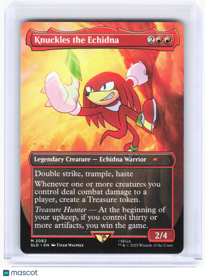 2025 Magic: The Gathering—Knuckles the Echidna #2082 (SLD)—Mythic Non-Foil