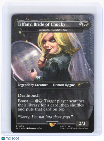 2024 Magic: The Gathering—Tiffany, Bride of Chucky #1809 (SLD)—Rare Non-Foil