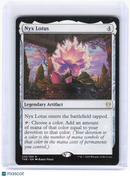 2020 Magic: The Gathering—Nyx Lotus #235 Theros Beyond Death—Rare Non-Foil