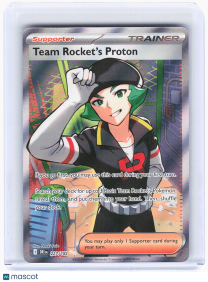 2025 Pokemon—Team Rocket's Proton #227/182 Destined Rivals—Ultra Rare Foil
