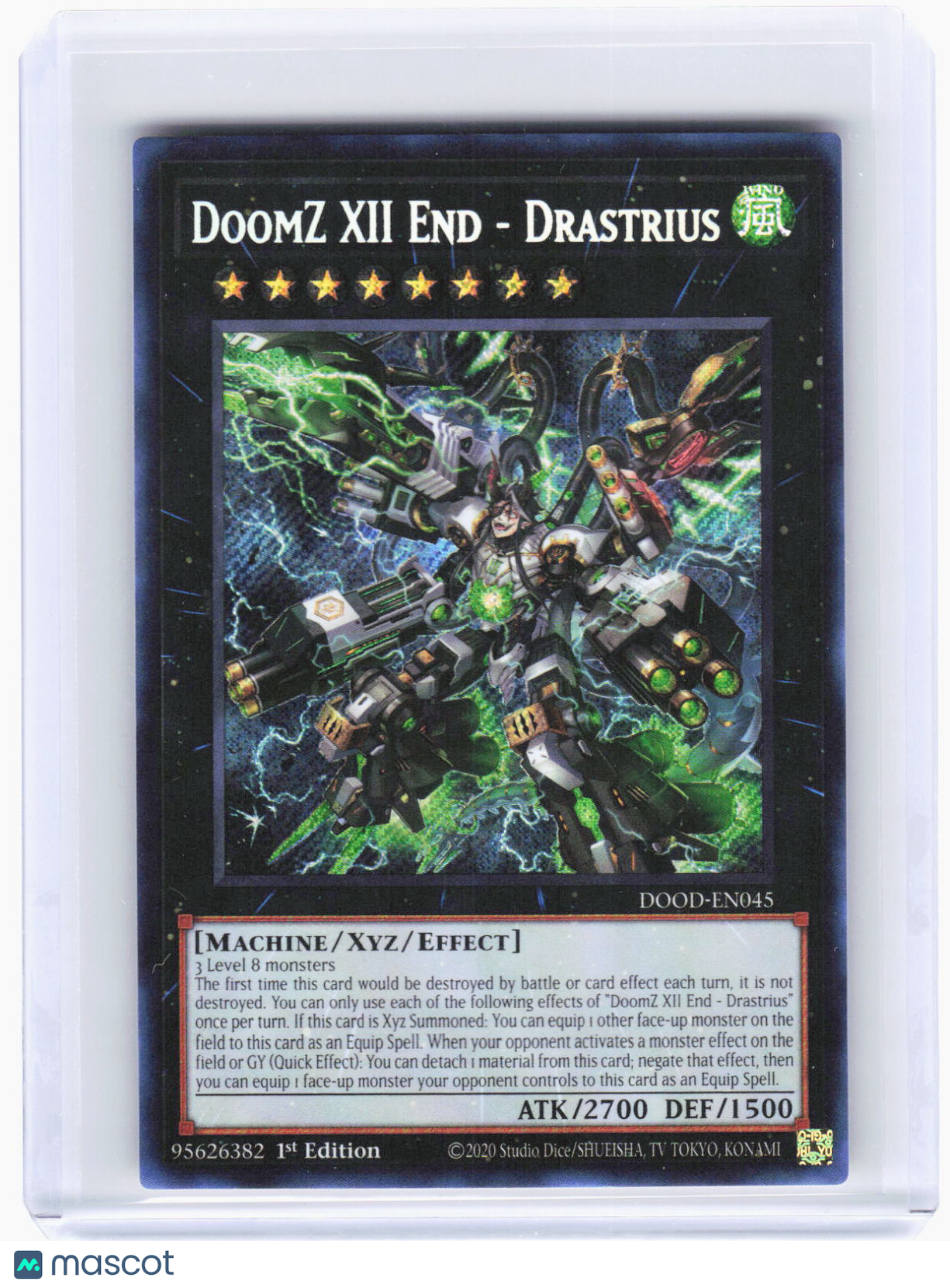 2020 YuGiOh!—DoomZ XII End - Drastrius #DOOD-EN045 (DOOD)—SR Foil 1st Ed