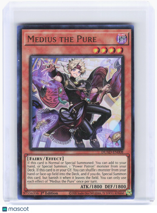 2020 YuGiOh!—Medius the Pure #DUAD-EN008 (DUAD)—Ultra Rare Foil 1st Edition