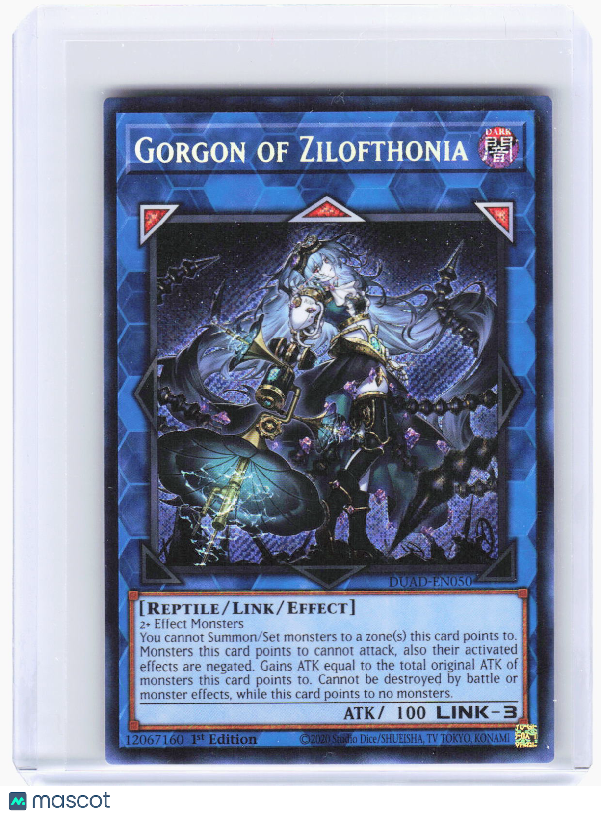 2023 YuGiOh!—Gorgon of Zilofthonia #DUAD-EN050 (DUAD)—Secret Rare Foil 1st Ed