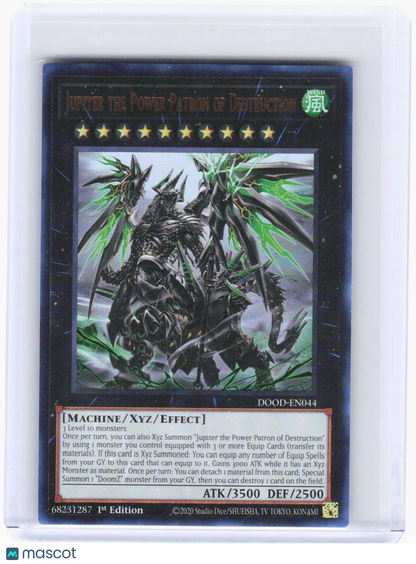 2025 YuGiOh!—Jupiter the Power Patron of Destruction #DOOD-EN044—UR Foil 1st ED
