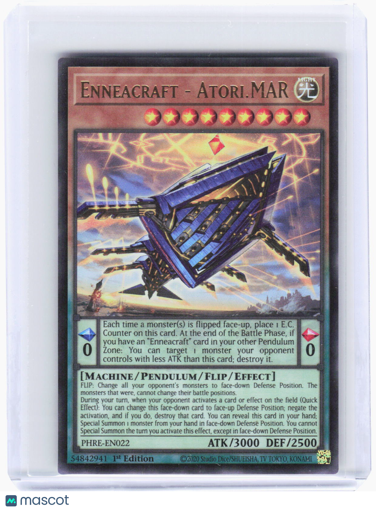 2025 YuGiOh!—Enneacraft - Atori.MAR #PHRE-EN022 (PHRE)—Ultra Rare Foil 1st Ed