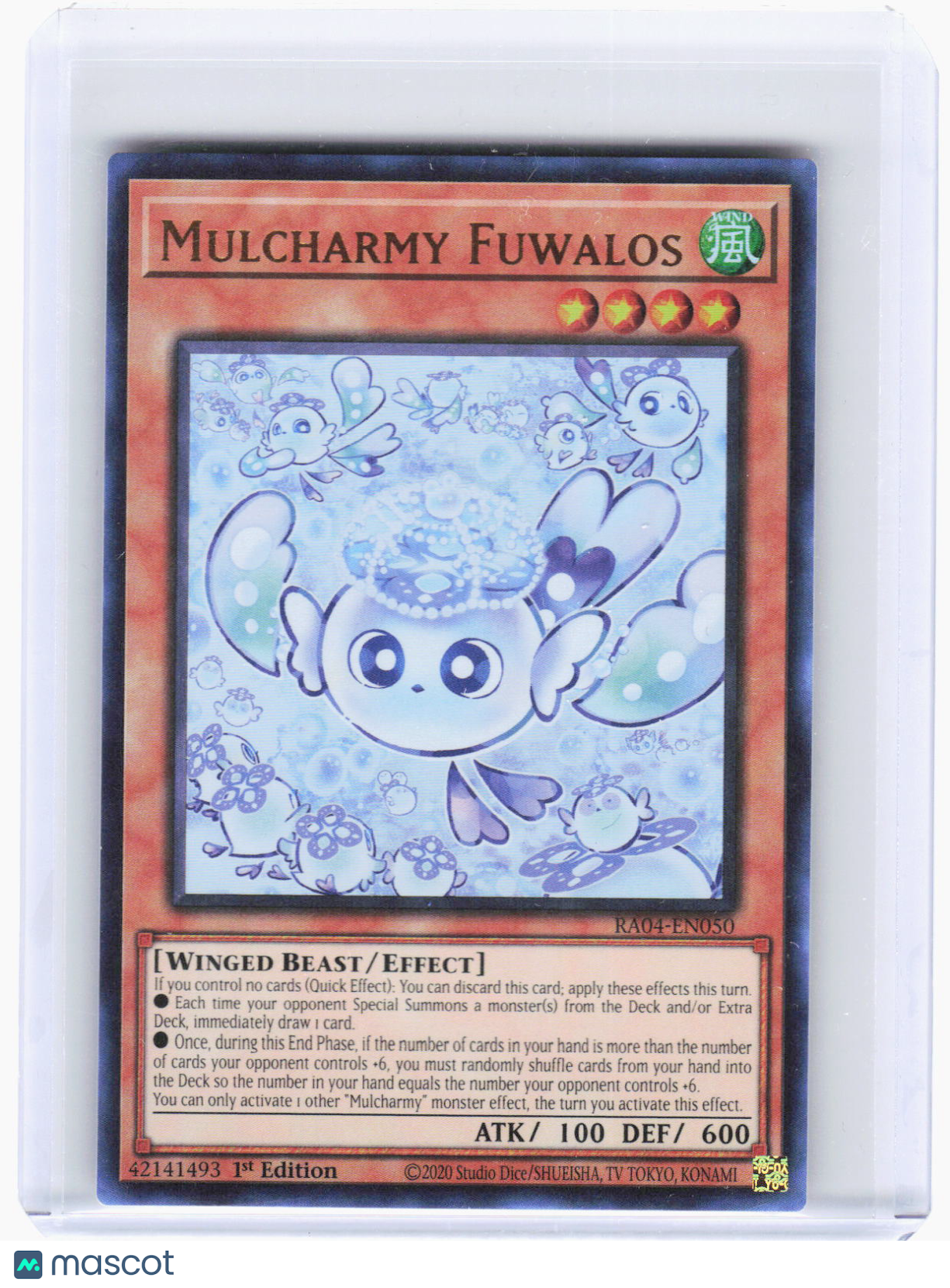 2025 YuGiOh!—Mulcharmy Fuwalos (PCR) #RA04-EN050 (RA04)—PCR Foil 1st Edition