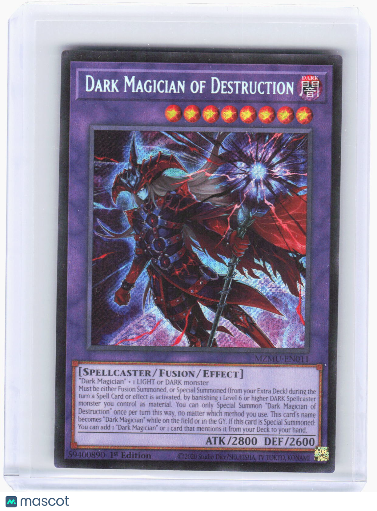 2026 YuGiOh!—Dark Magician of Destruction #MZMU-EN011 MZM—SR Foil 1st ED
