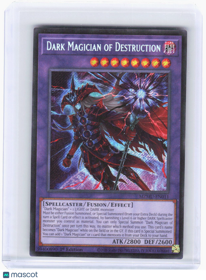 2026 YuGiOh!—Dark Magician of Destruction #MZMU-EN011 MZM—SR Foil 1st ED
