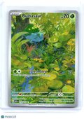2023 Pokemon—Bulbasaur #166/165 Scarlet & Violet 151—Illustration Rare Holo [LP]