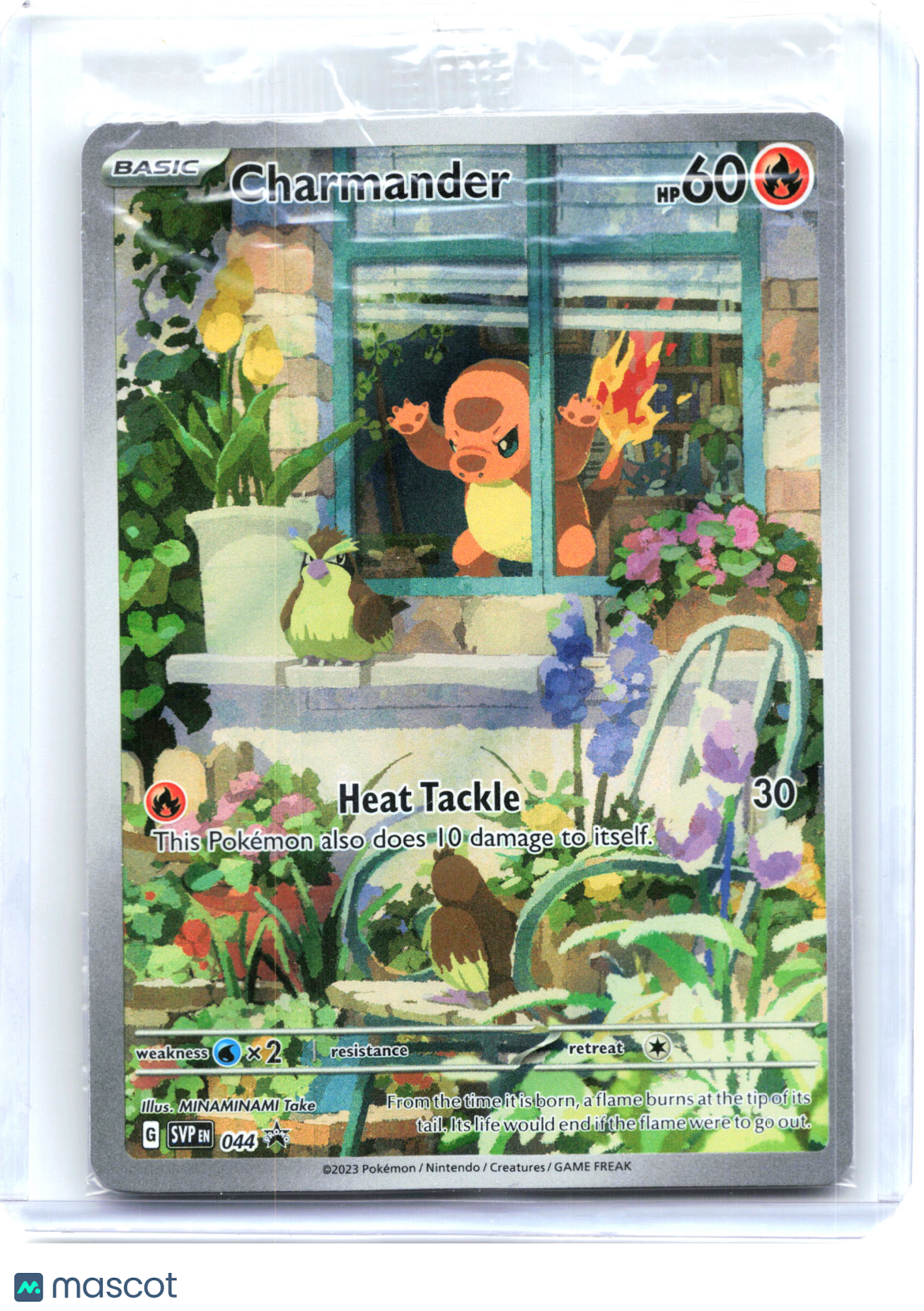 2023 Charmander #044 Scarlet & Violet Promo Cards—Black Star Promo Holo (Sealed)
