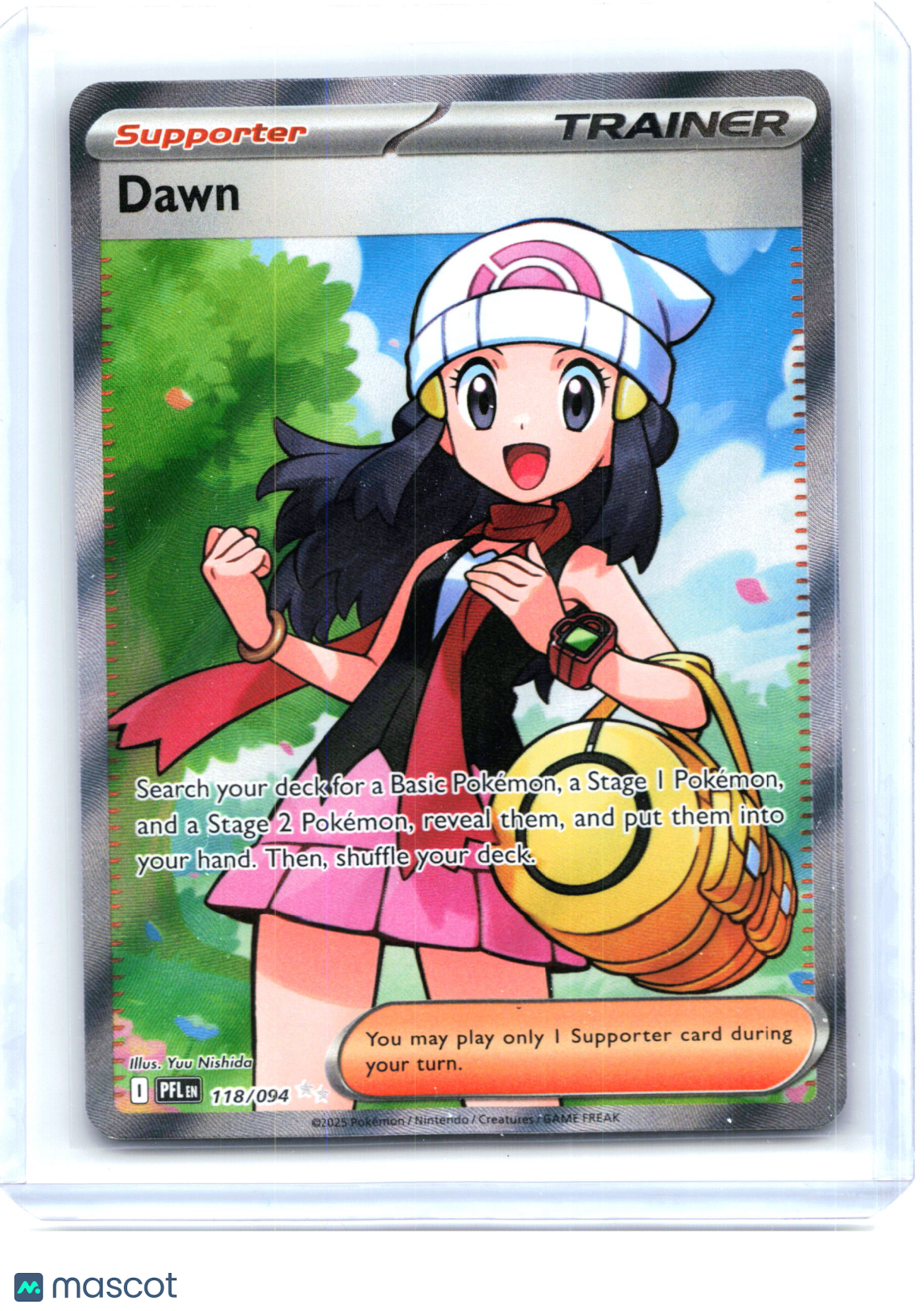 2025 Pokemon—Dawn #118/94 Phantasmal Flames—Ultra Rare Holo