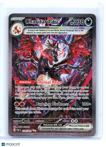 2024 Pokemon—Charizard ex #234 Paldean Fates—Special Illustration Rare Holo