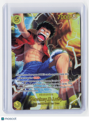 2026 One Piece CG—Monkey.D.Luffy #OP15-119 Adventure on Kami's Island—SEC Holo