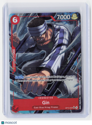 2026 One Piece CG—Gin (Alt Art) #OP15-007 Adventure on Kami's Island—SR Holo