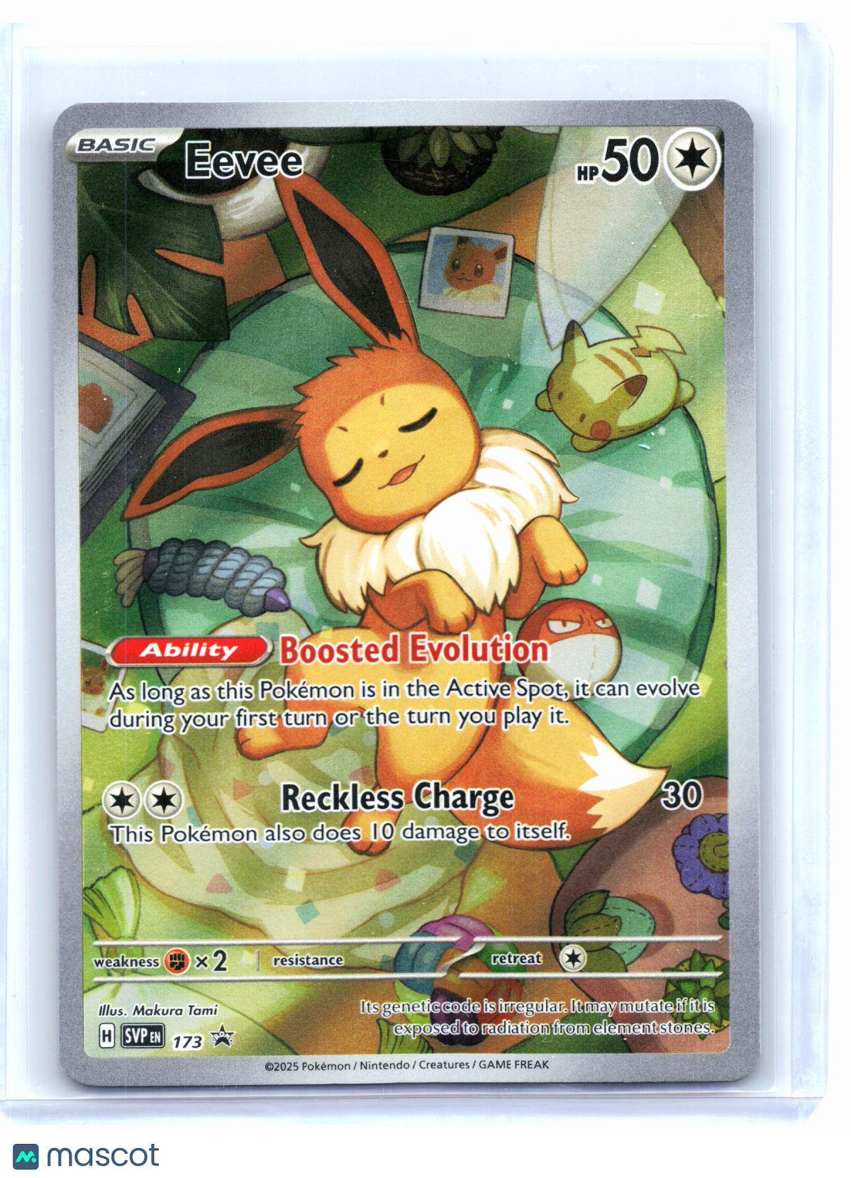 2025 Pokemon—Eevee #173 Scarlet & Violet Promo—Black Star Promo Holo [LP]