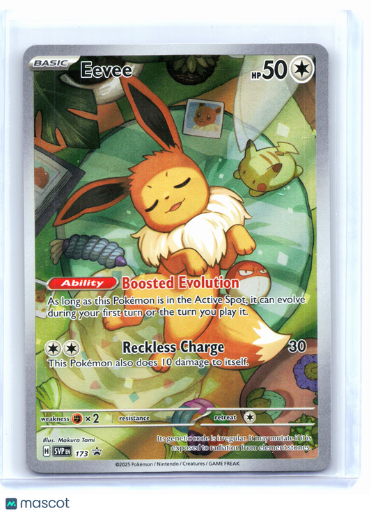 2025 Pokemon—Eevee #173 Scarlet & Violet Promo—Black Star Promo Holo [LP]