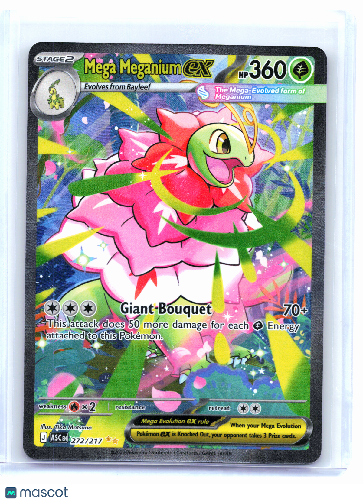 2026 Pokemon—Mega Meganium ex #272 Ascended Heroes—SIR Holo