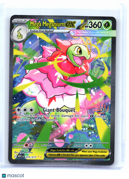 2026 Pokemon—Mega Meganium ex #272 Ascended Heroes—SIR Holo