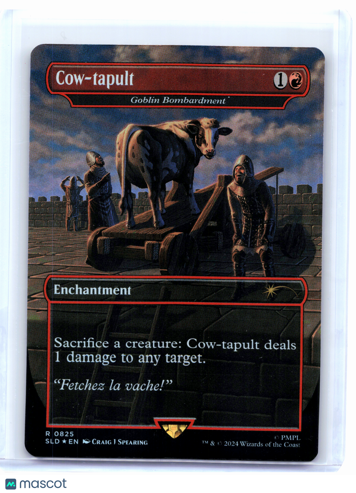 2024 Magic: TG—Cow-tapult - Goblin Bombardment #0825 Secret Lair Drop—Rare Foil