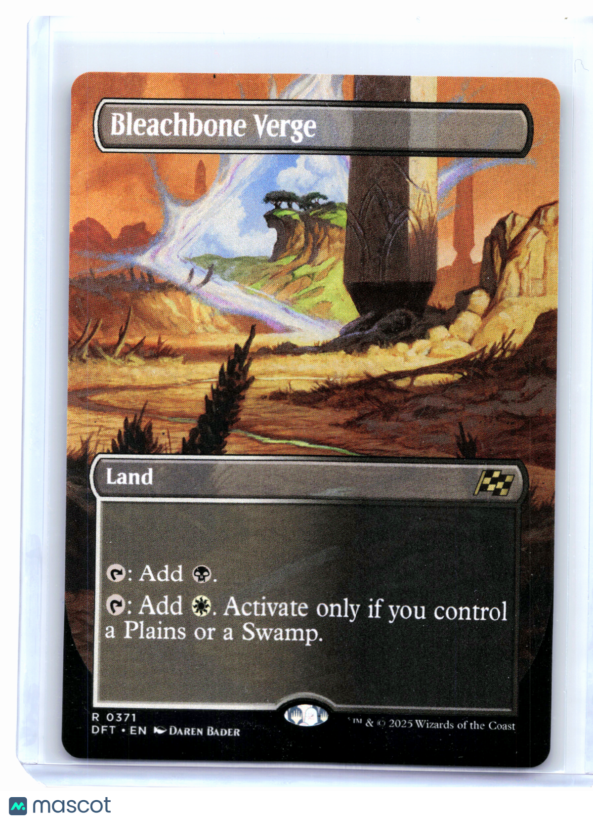 2025 Magic: TG—Bleachbone Verge (Borderless) #0371 Aetherdrift—Rare Nonfoil
