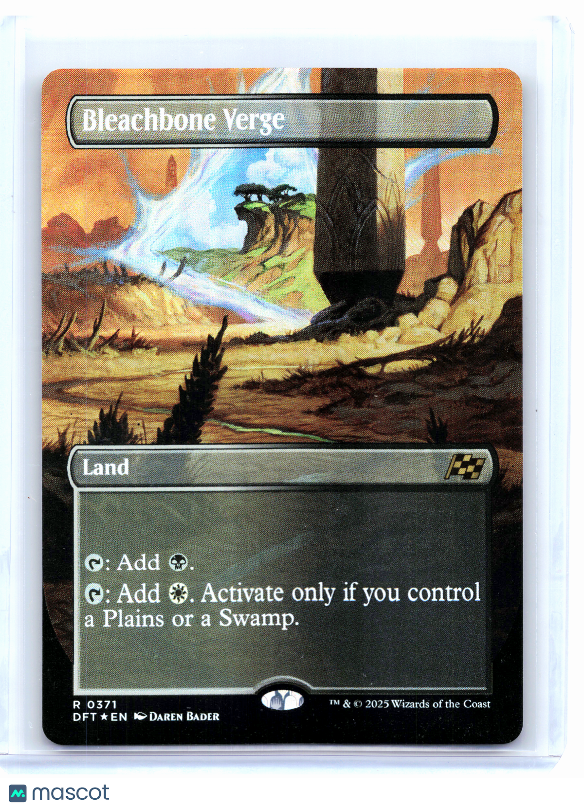 2025 Magic: TG—Bleachbone Verge (Borderless) #0371 Aetherdrift—Rare Foil