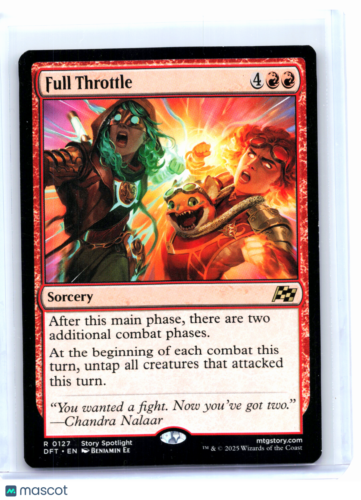 2025 Magic: The Gathering—Full Throttle #0127 Aetherdrift—Rare Nonfoil