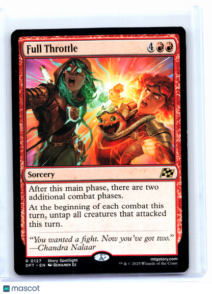 2025 Magic: The Gathering—Full Throttle #0127 Aetherdrift—Rare Nonfoil