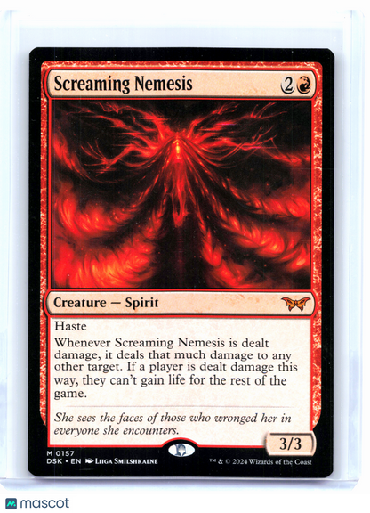 2024 Magic: TG—Screaming Nemesis #0157 Duskmourn: House of Horror—Mythic Nonfoil