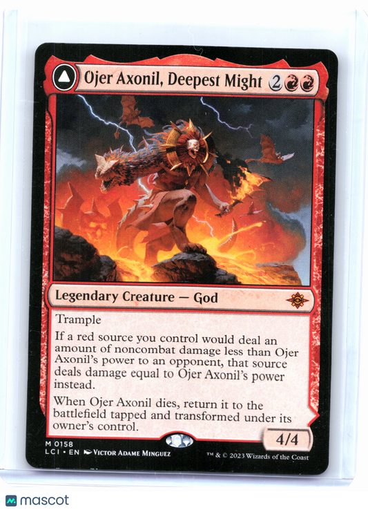2023 Magic: The Gathering—Ojer Axonil, Deepest Might #0158 LCI—Mythic Nonfoil