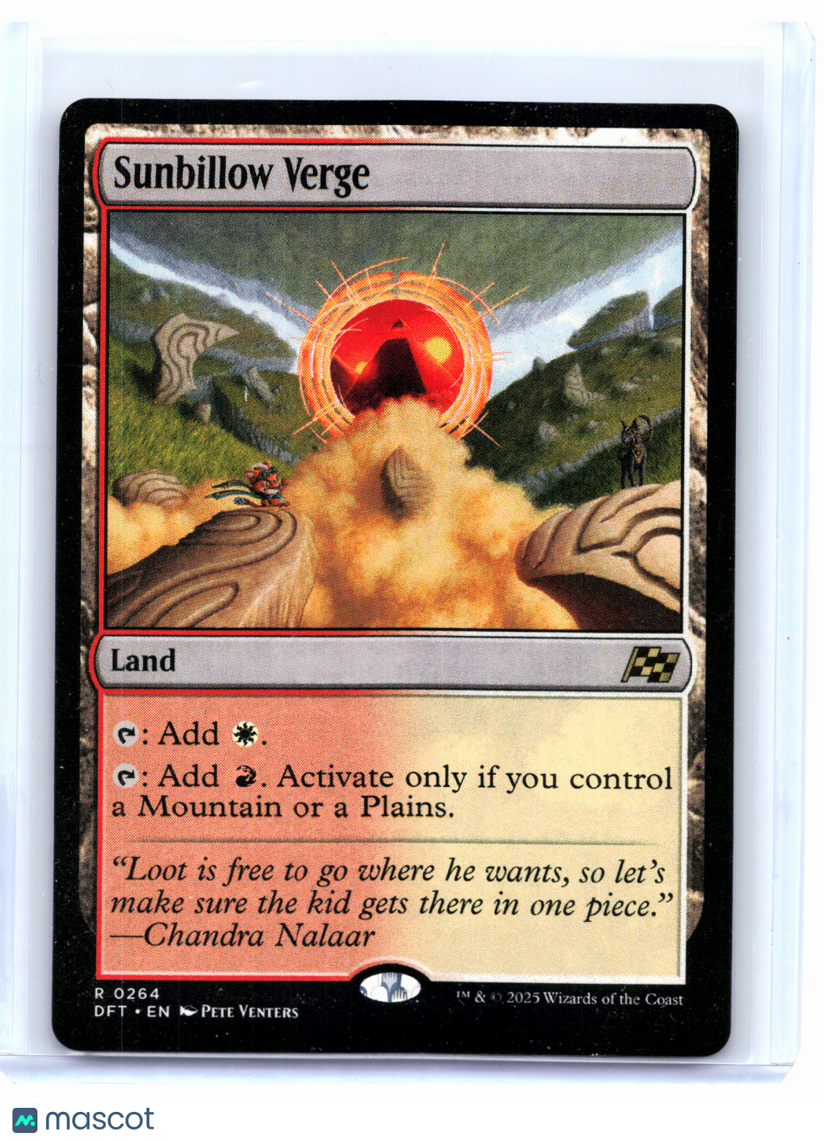 2025 Magic: The Gathering—Sunbillow Verge #0264 Aetherdrift—Rare Nonfoil