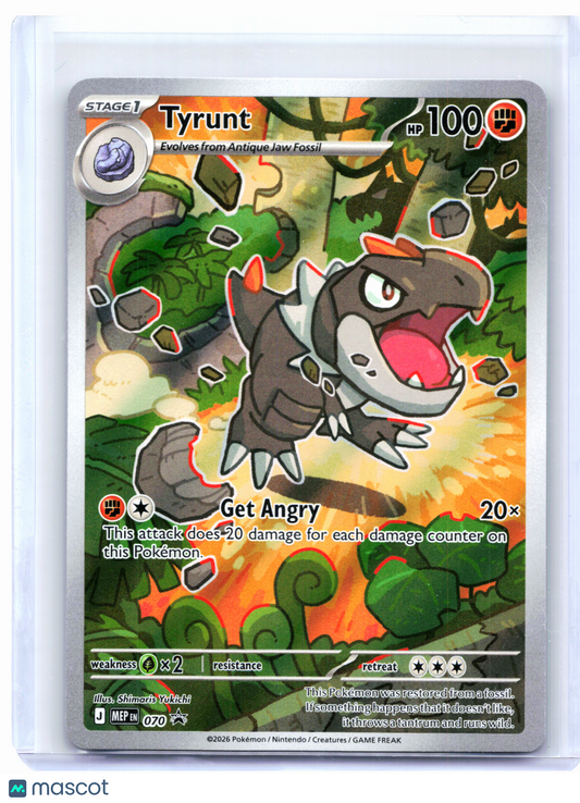 2026 Pokemon—Tyrunt #070 Mega Evolution Promo—Black Star Promo Holo