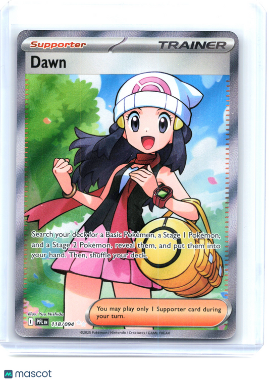 2025 Pokemon—Dawn #118/94 Phantasmal Flames—Ultra Rare Holo