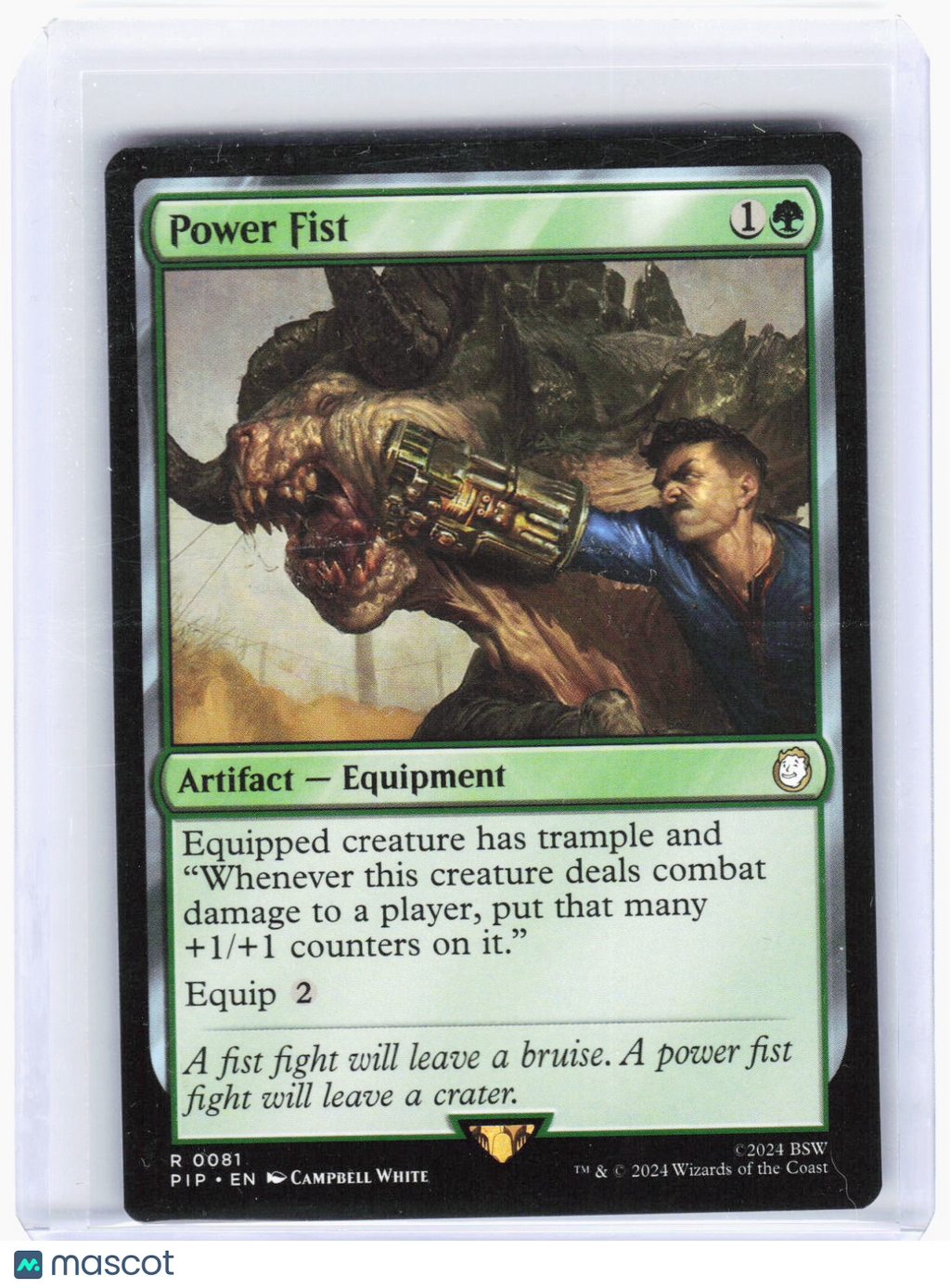 2024 Magic: The Gathering—Power Fist #81 Universes Beyond: Fallout—Rare Non-Foil