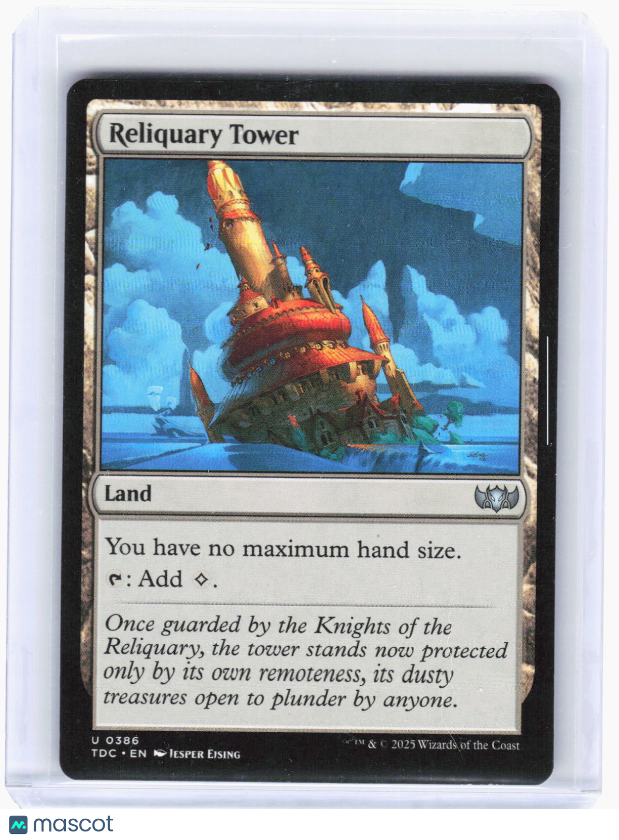 2025 Magic: The Gathering—Reliquary Tower #386 (TDC)—Uncommon Non-Foil