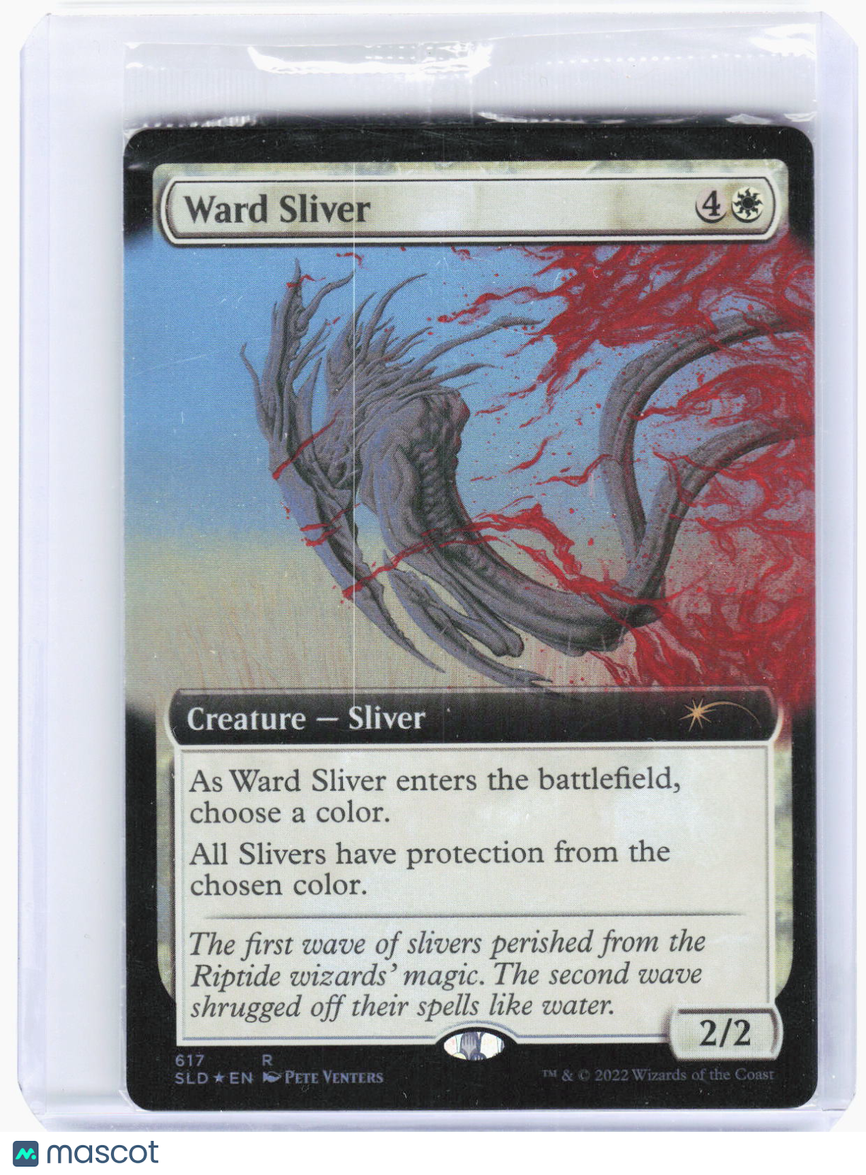 2022 Magic: The Gathering—Ward Sliver (Ext Art) #617 (SLD)—Rare Foil (Sealed)
