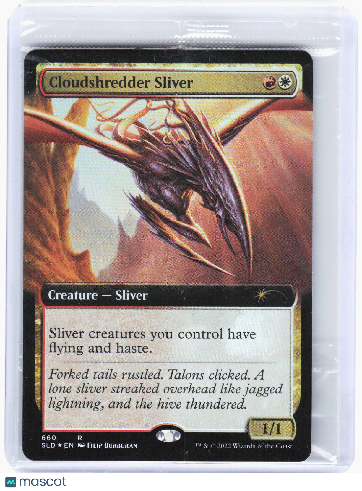 2022 Magic: The Gathering—Cloudshredder Sliver #660 (SLD)—Rare Foil (Sealed)